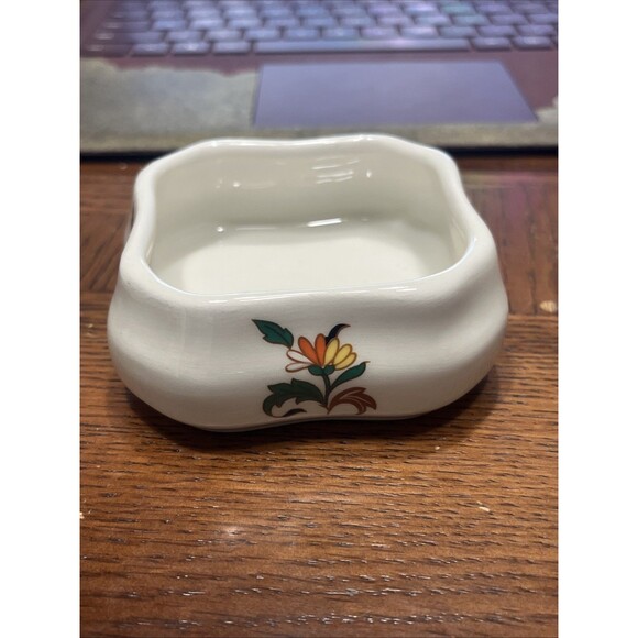 Vintage 1960s Limones Peint A La Main Trinket Box With Lid - Picture 8 of 12